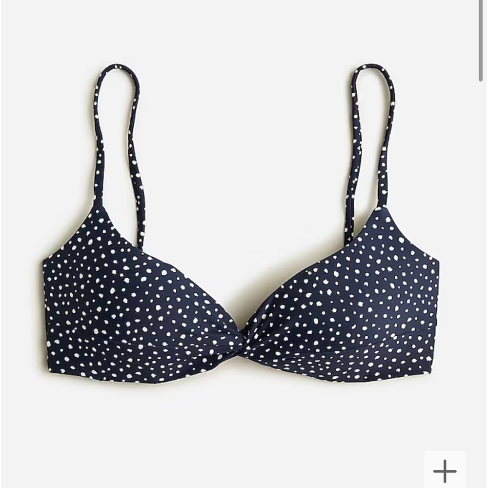 J.Crew Women’s Plus Size Strappy Twist Bikini Top Size 2X